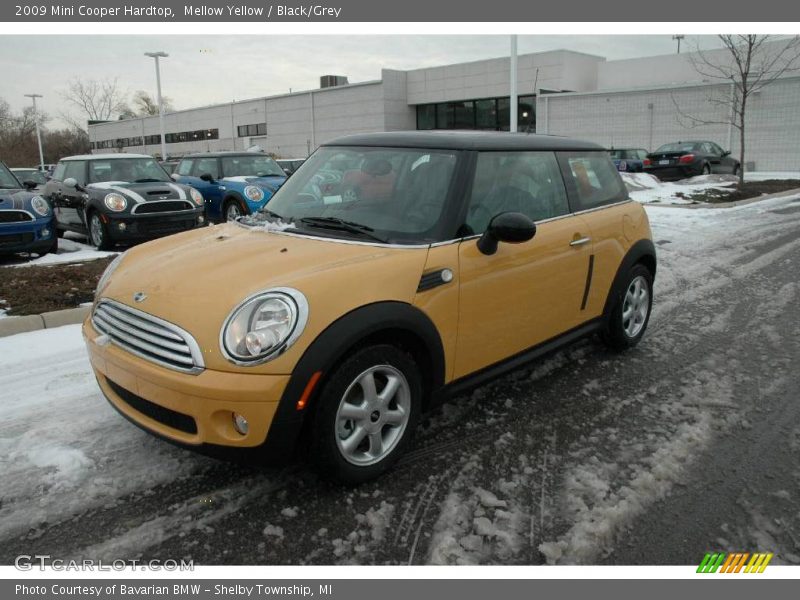 Mellow Yellow / Black/Grey 2009 Mini Cooper Hardtop