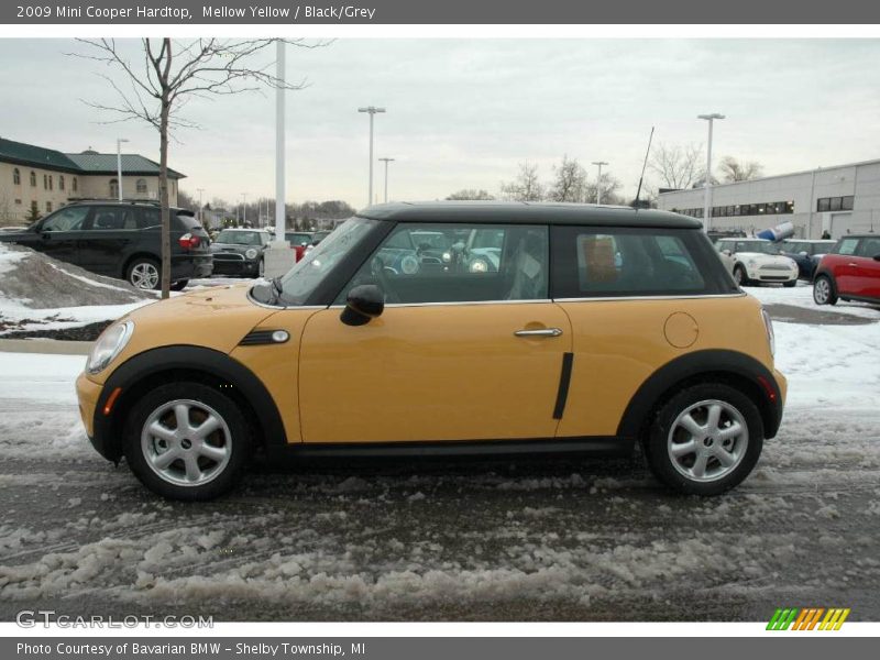 Mellow Yellow / Black/Grey 2009 Mini Cooper Hardtop