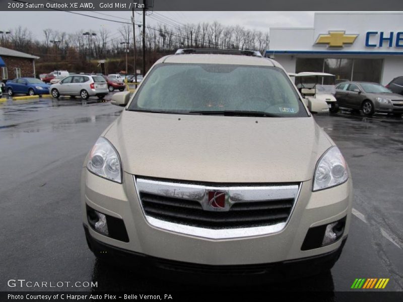 Gold Mist / Tan 2009 Saturn Outlook XE AWD
