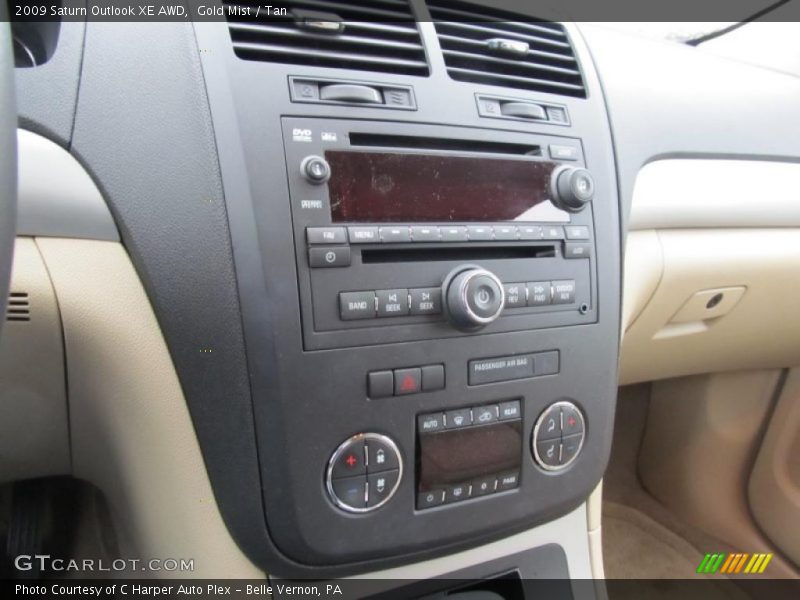 Controls of 2009 Outlook XE AWD