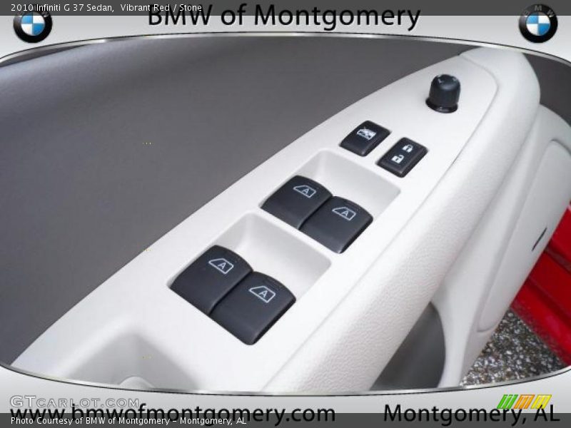 Vibrant Red / Stone 2010 Infiniti G 37 Sedan