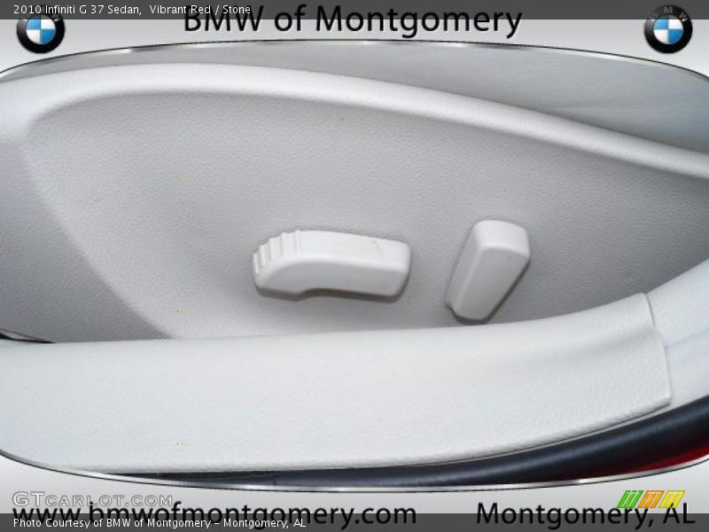 Vibrant Red / Stone 2010 Infiniti G 37 Sedan