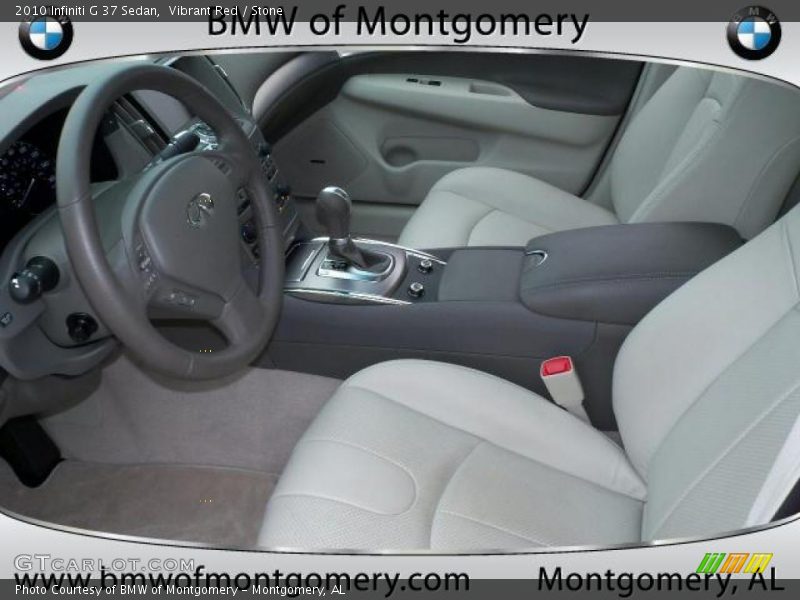 Vibrant Red / Stone 2010 Infiniti G 37 Sedan