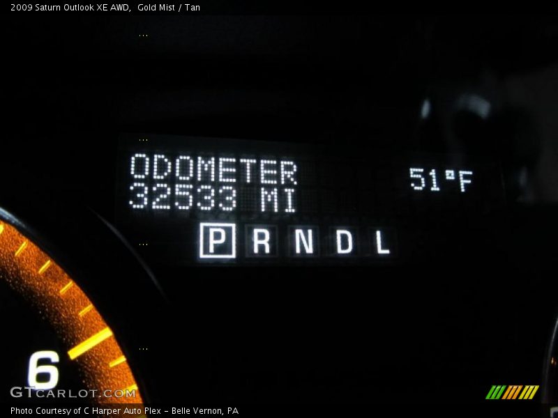 Gold Mist / Tan 2009 Saturn Outlook XE AWD