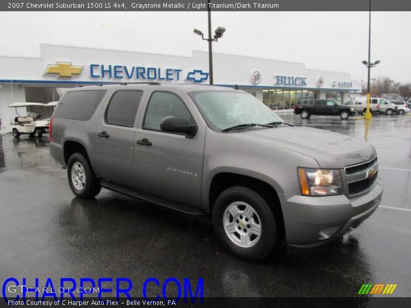 Graystone Metallic / Light Titanium/Dark Titanium 2007 Chevrolet Suburban 1500 LS 4x4