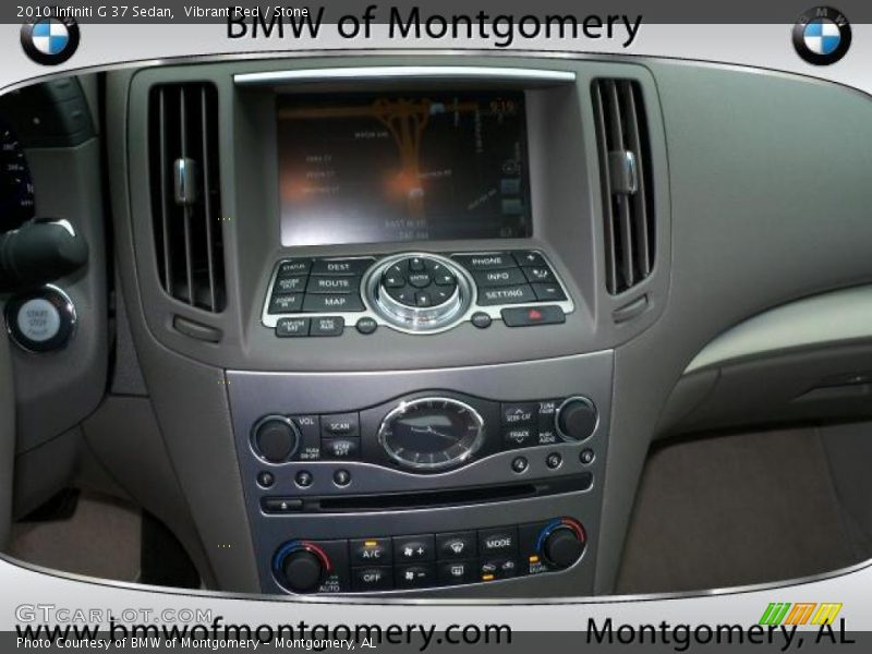 Vibrant Red / Stone 2010 Infiniti G 37 Sedan
