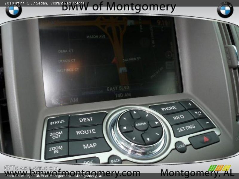 Vibrant Red / Stone 2010 Infiniti G 37 Sedan