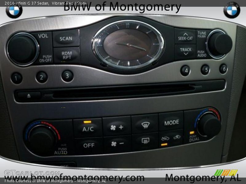 Vibrant Red / Stone 2010 Infiniti G 37 Sedan