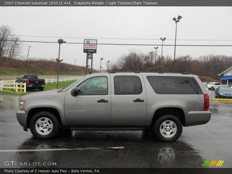 Graystone Metallic / Light Titanium/Dark Titanium 2007 Chevrolet Suburban 1500 LS 4x4