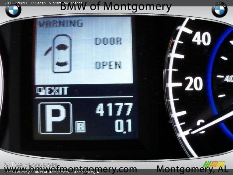 Vibrant Red / Stone 2010 Infiniti G 37 Sedan