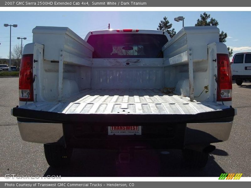 Summit White / Dark Titanium 2007 GMC Sierra 2500HD Extended Cab 4x4