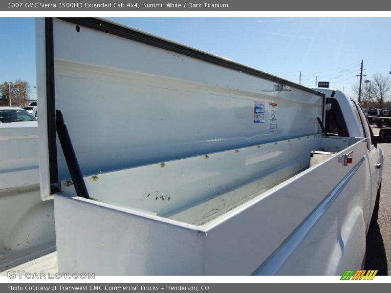 Summit White / Dark Titanium 2007 GMC Sierra 2500HD Extended Cab 4x4