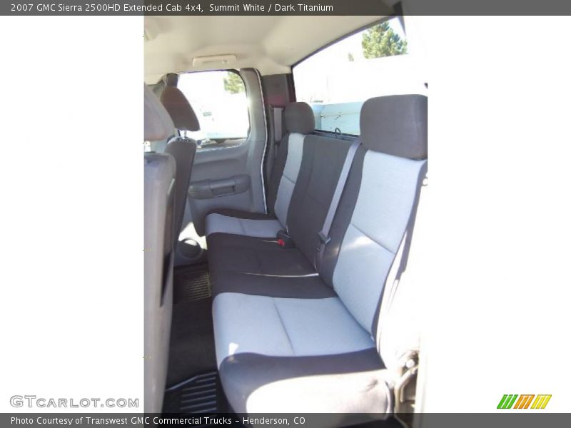 Summit White / Dark Titanium 2007 GMC Sierra 2500HD Extended Cab 4x4