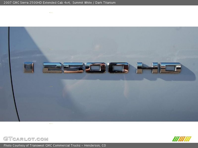  2007 Sierra 2500HD Extended Cab 4x4 Logo