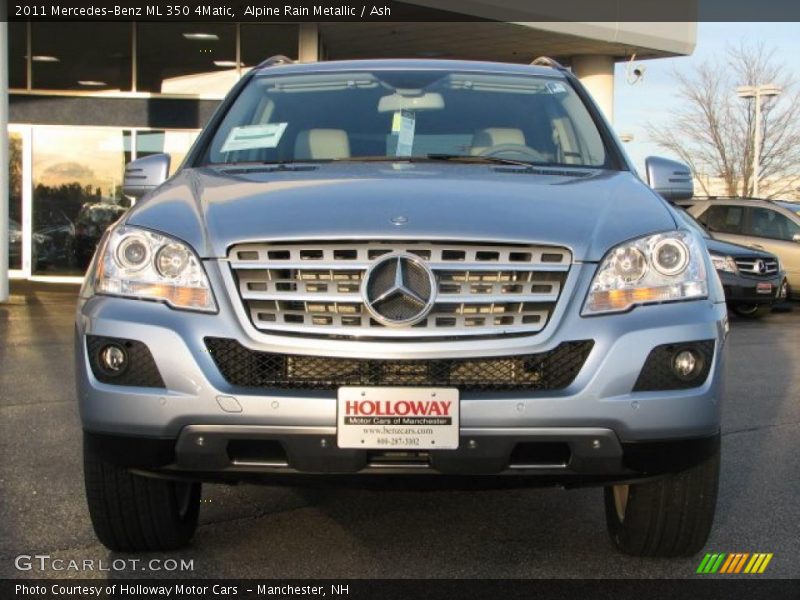 Alpine Rain Metallic / Ash 2011 Mercedes-Benz ML 350 4Matic