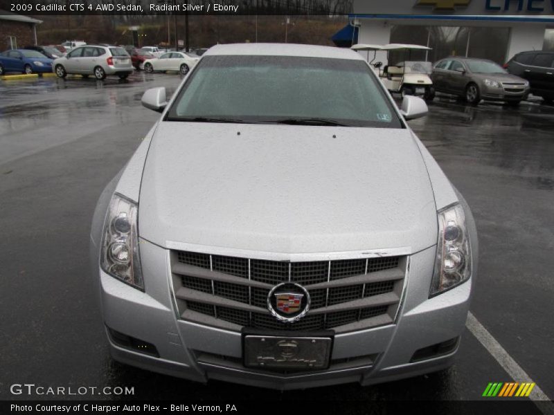 Radiant Silver / Ebony 2009 Cadillac CTS 4 AWD Sedan