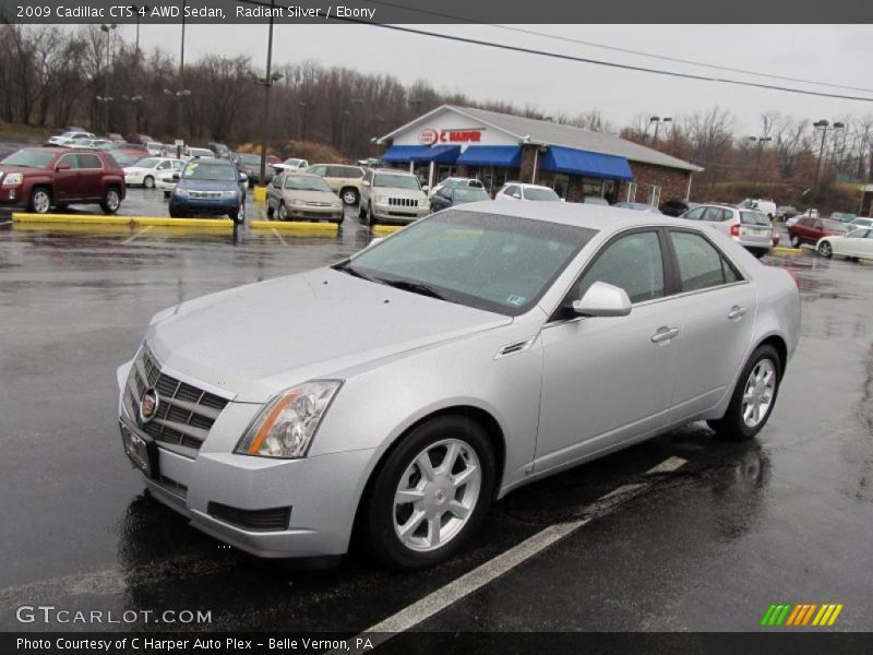 Radiant Silver / Ebony 2009 Cadillac CTS 4 AWD Sedan