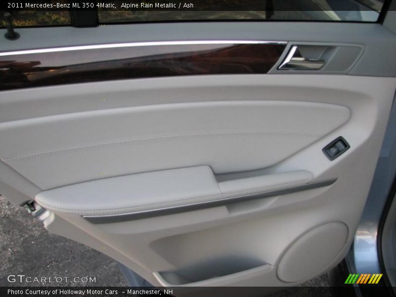 Alpine Rain Metallic / Ash 2011 Mercedes-Benz ML 350 4Matic
