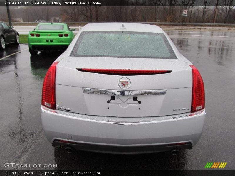Radiant Silver / Ebony 2009 Cadillac CTS 4 AWD Sedan