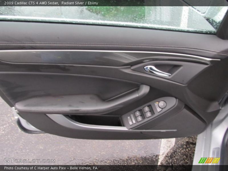Radiant Silver / Ebony 2009 Cadillac CTS 4 AWD Sedan