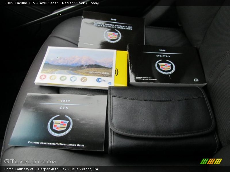 Radiant Silver / Ebony 2009 Cadillac CTS 4 AWD Sedan