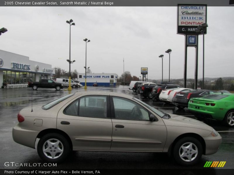 Sandrift Metallic / Neutral Beige 2005 Chevrolet Cavalier Sedan