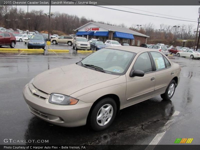 Sandrift Metallic / Neutral Beige 2005 Chevrolet Cavalier Sedan