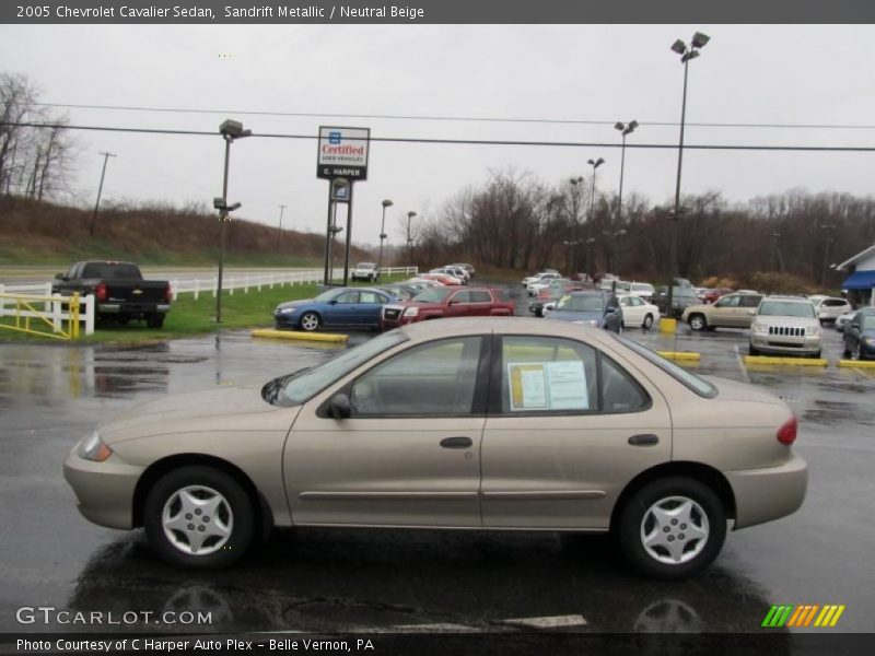 Sandrift Metallic / Neutral Beige 2005 Chevrolet Cavalier Sedan
