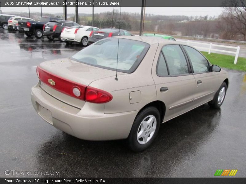 Sandrift Metallic / Neutral Beige 2005 Chevrolet Cavalier Sedan