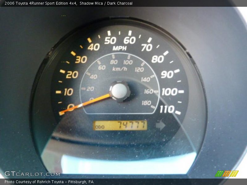 Shadow Mica / Dark Charcoal 2006 Toyota 4Runner Sport Edition 4x4