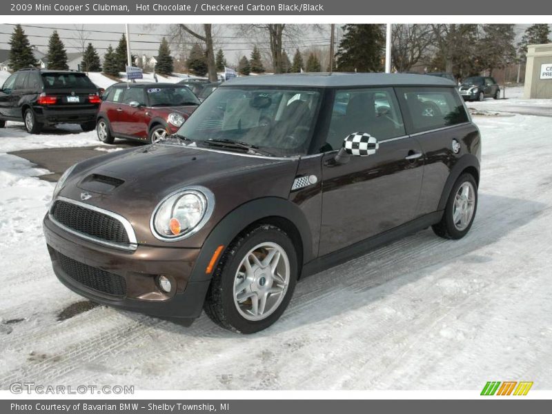 Hot Chocolate / Checkered Carbon Black/Black 2009 Mini Cooper S Clubman