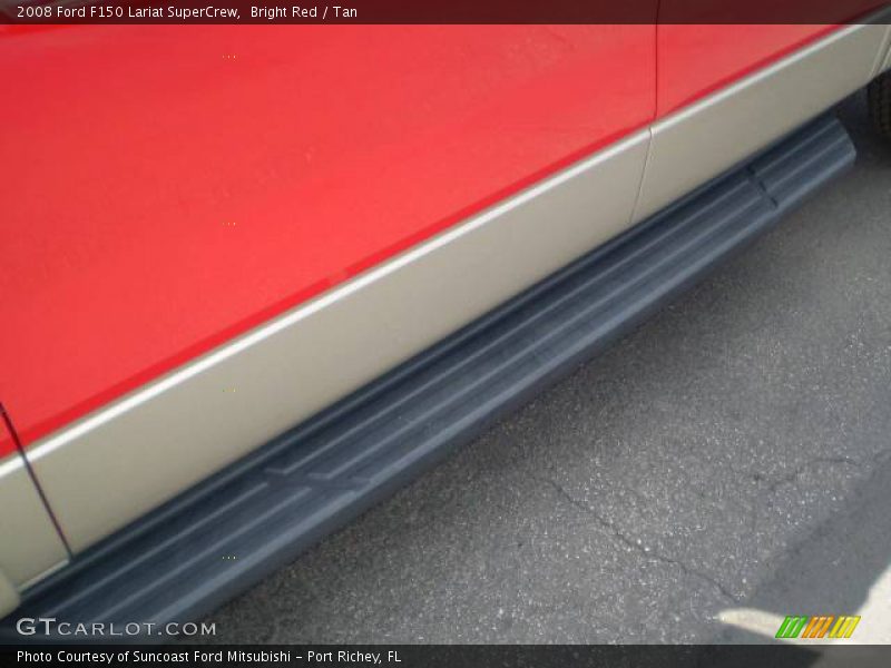 Bright Red / Tan 2008 Ford F150 Lariat SuperCrew