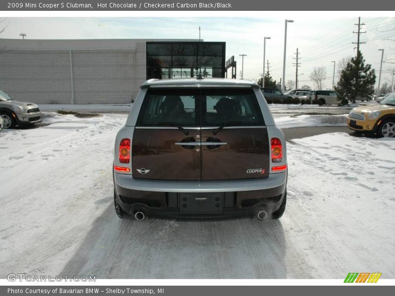 Hot Chocolate / Checkered Carbon Black/Black 2009 Mini Cooper S Clubman