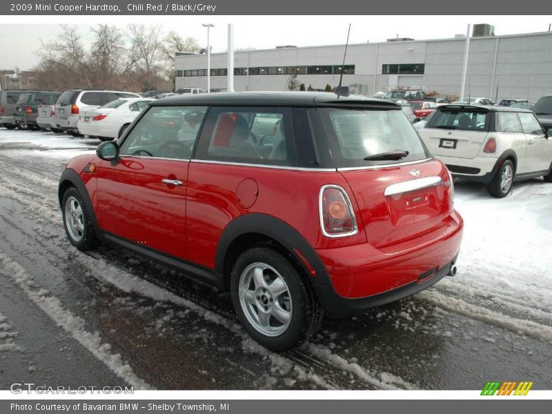 Chili Red / Black/Grey 2009 Mini Cooper Hardtop