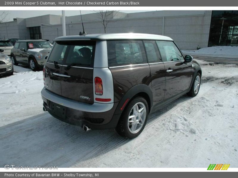 Hot Chocolate / Checkered Carbon Black/Black 2009 Mini Cooper S Clubman