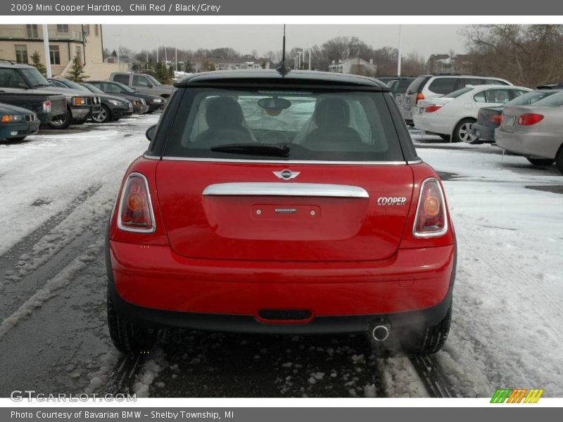 Chili Red / Black/Grey 2009 Mini Cooper Hardtop