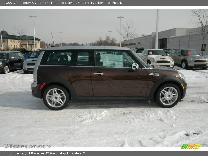 Hot Chocolate / Checkered Carbon Black/Black 2009 Mini Cooper S Clubman