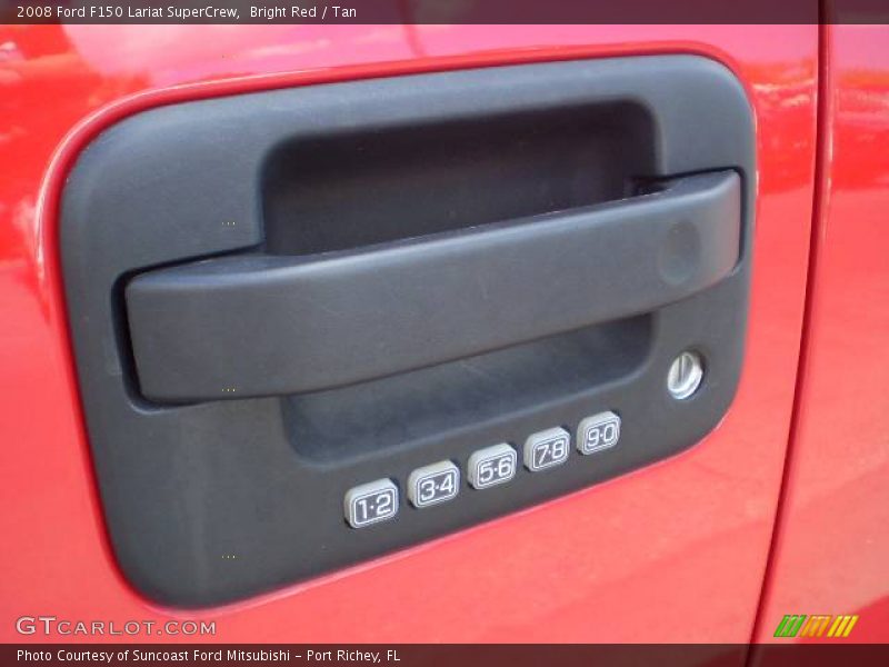 Bright Red / Tan 2008 Ford F150 Lariat SuperCrew