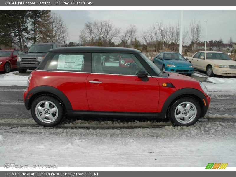 Chili Red / Black/Grey 2009 Mini Cooper Hardtop