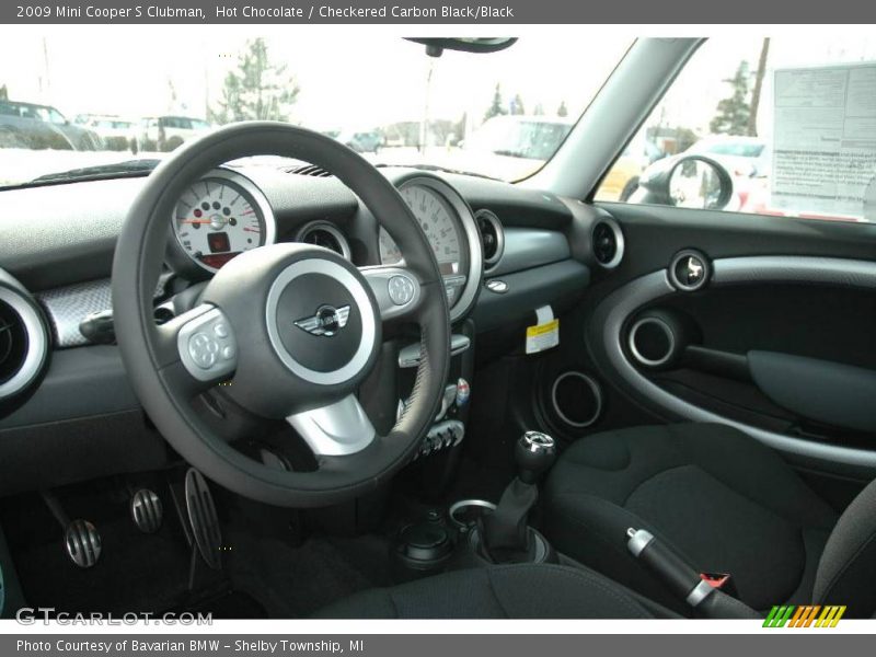 Hot Chocolate / Checkered Carbon Black/Black 2009 Mini Cooper S Clubman