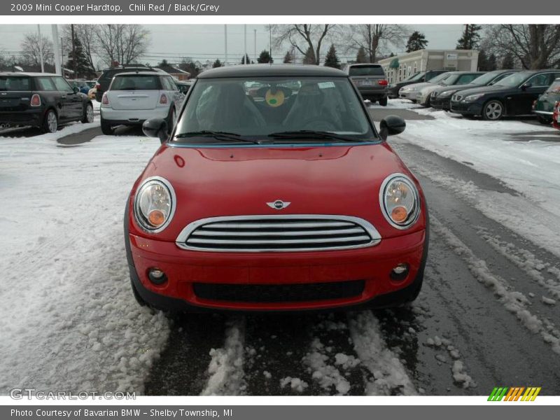 Chili Red / Black/Grey 2009 Mini Cooper Hardtop