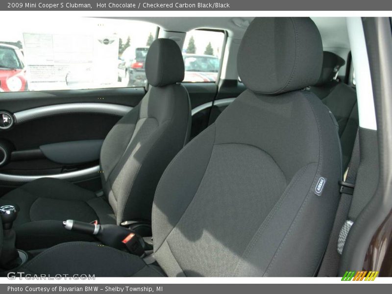 Hot Chocolate / Checkered Carbon Black/Black 2009 Mini Cooper S Clubman