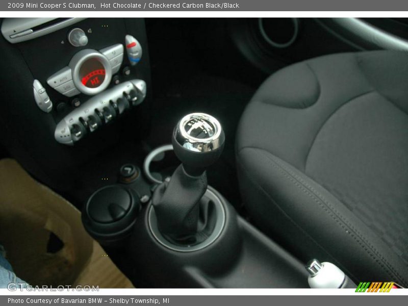 Hot Chocolate / Checkered Carbon Black/Black 2009 Mini Cooper S Clubman
