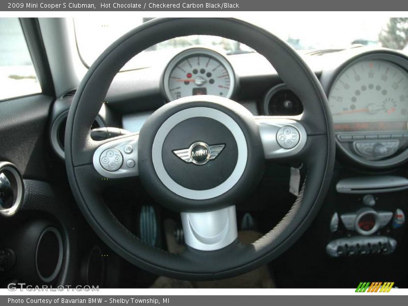 Hot Chocolate / Checkered Carbon Black/Black 2009 Mini Cooper S Clubman