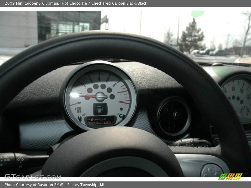 Hot Chocolate / Checkered Carbon Black/Black 2009 Mini Cooper S Clubman
