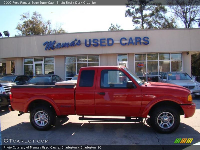 Bright Red / Dark Graphite 2002 Ford Ranger Edge SuperCab