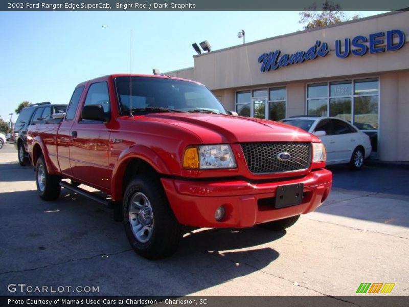 Bright Red / Dark Graphite 2002 Ford Ranger Edge SuperCab