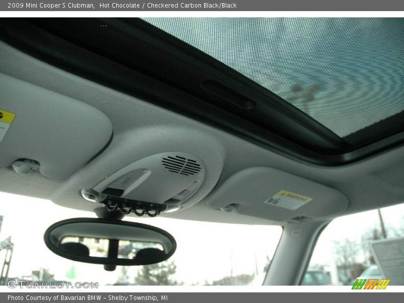 Hot Chocolate / Checkered Carbon Black/Black 2009 Mini Cooper S Clubman