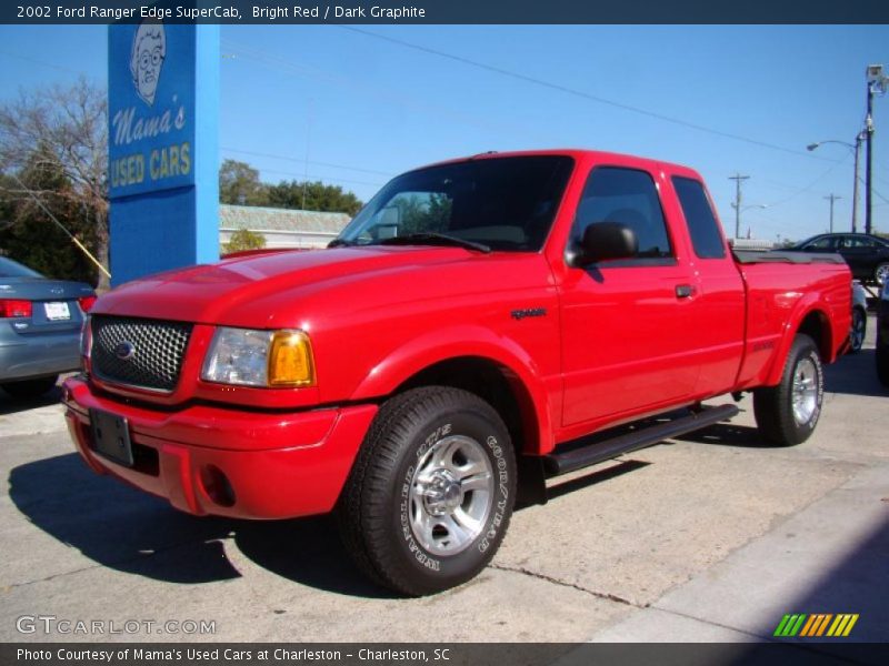 Bright Red / Dark Graphite 2002 Ford Ranger Edge SuperCab