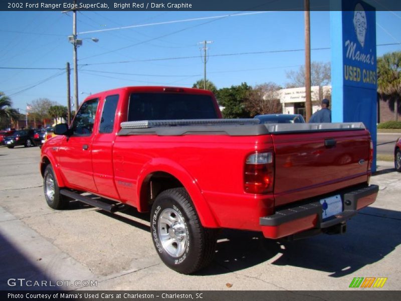 Bright Red / Dark Graphite 2002 Ford Ranger Edge SuperCab